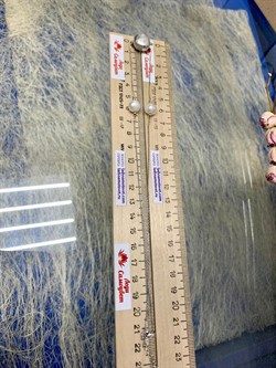 *Колье р.45 Белый Жемчуг Фианит Облачка арт. RB-N337-1-X-W-PN-X-W-395 вес 5,42 г - фото 263766