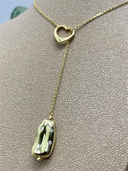 *Колье р.45 Фианит Облачка арт. RB-N323-2-X-L-X-X-W-683 вес 4,2 г - фото 263785