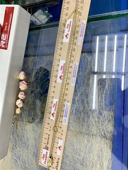 *Колье р.45 Фианит Облачка арт. RB-N323-2-X-L-X-X-W-683 вес 4,2 г - фото 263786