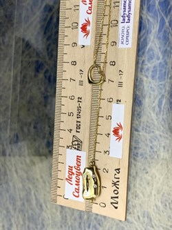 *Колье р.45 Фианит Облачка арт. RB-N323-2-X-L-X-X-W-683 вес 4,2 г - фото 263787