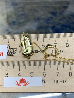 *Колье р.45 Фианит Облачка арт. RB-N323-2-X-L-X-X-W-683 вес 4,2 г - фото 263789