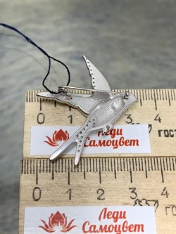 *Брошь Ласточка Эмаль арт. 04-2181/ЭМ32-00-200 вес 6,37 г - фото 263906