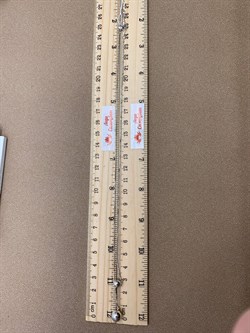 *Колье р.45-50 Шары цв Белое арт. 07-0001-00-000-1120-42-119 вес 2,86 г - фото 264025