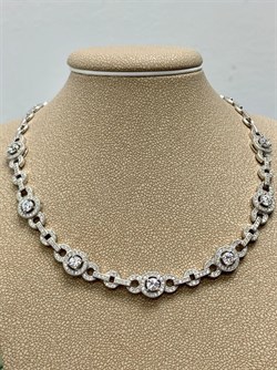 *Колье р.43 Белый Фианит Микро Вставки арт. MP-N00021-X-W-X-X-W-646 вес 21,86 г - фото 264050 *Колье р.43 Белый Фианит Микро Вставки арт. MP-N00021-X-W-X-X-W-646 вес 21,86 г - фото 264050