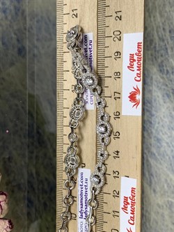 *Колье р.43 Белый Фианит Микро Вставки арт. MP-N00021-X-W-X-X-W-646 вес 21,86 г - фото 264054 *Колье р.43 Белый Фианит Микро Вставки арт. MP-N00021-X-W-X-X-W-646 вес 21,86 г - фото 264054