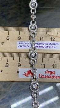 *Колье р.43 Белый Фианит Микро Вставки арт. MP-N00021-X-W-X-X-W-646 вес 21,86 г - фото 264057 *Колье р.43 Белый Фианит Микро Вставки арт. MP-N00021-X-W-X-X-W-646 вес 21,86 г - фото 264057