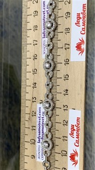 *Колье р.43 Белый Фианит Микро Вставки арт. MP-N00021-X-W-X-X-W-646 вес 21,86 г - фото 264059 *Колье р.43 Белый Фианит Микро Вставки арт. MP-N00021-X-W-X-X-W-646 вес 21,86 г - фото 264059