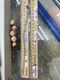 *Колье р.43 Белый Фианит Микро Вставки арт. MP-N00023-X-W-X-X-W-448 вес 23,5 г - фото 264063 *Колье р.43 Белый Фианит Микро Вставки арт. MP-N00023-X-W-X-X-W-448 вес 23,5 г - фото 264063