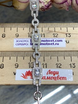 *Колье р.43 Белый Фианит Микро Вставки арт. MP-N00023-X-W-X-X-W-448 вес 23,5 г - фото 264064 *Колье р.43 Белый Фианит Микро Вставки арт. MP-N00023-X-W-X-X-W-448 вес 23,5 г - фото 264064