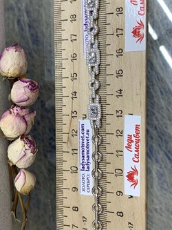 *Колье р.43 Белый Фианит Микро Вставки арт. MP-N00023-X-W-X-X-W-448 вес 23,5 г - фото 264067 *Колье р.43 Белый Фианит Микро Вставки арт. MP-N00023-X-W-X-X-W-448 вес 23,5 г - фото 264067