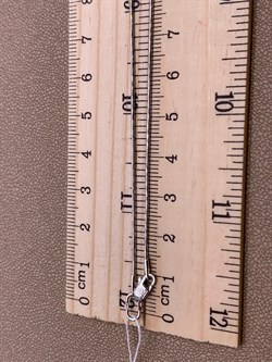 *Цепь р.40 Снейк цв Белое арт. 21-1010-025-1120-17-148 вес 3,53 г - фото 264106 *Цепь р.40 Снейк цв Белое арт. 21-1010-025-1120-17-148 вес 3,53 г - фото 264106