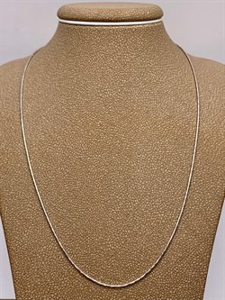 *Цепь р.40 Снейк цв Белое арт. 21-1010-025-1120-17-148 вес 3,53 г - фото 264108 *Цепь р.40 Снейк цв Белое арт. 21-1010-025-1120-17-148 вес 3,53 г - фото 264108