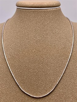 *Цепь р.40 Снейк цв Белое арт. 21-1010-035-1120-17-356 вес 6,08 г - фото 264124