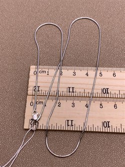 *Цепь р.45 Снейк цв Белое арт. 21-1010-030-1120-17-614 вес 5,07 г - фото 264154 *Цепь р.45 Снейк цв Белое арт. 21-1010-030-1120-17-614 вес 5,07 г - фото 264154