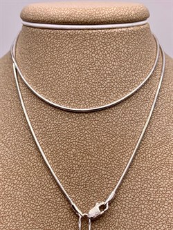 *Цепь р.45 Снейк цв Белое арт. 21-1010-030-1120-17-614 вес 5,07 г - фото 264157 *Цепь р.45 Снейк цв Белое арт. 21-1010-030-1120-17-614 вес 5,07 г - фото 264157