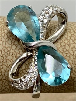 *Кольцо р.18,5 Голубой Ситалл арт. PD-R00314-X-W-BU-X-W-503 вес 3,9 г - фото 264614 *Кольцо р.18,5 Голубой Ситалл арт. PD-R00314-X-W-BU-X-W-503 вес 3,9 г - фото 264614