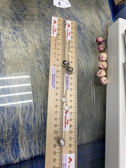 *Колье р.45 Белый Жемчуг Фианит Облачка арт. RB-N342-3-X-W-PN-X-W-272 вес 8,91 г - фото 264773 *Колье р.45 Белый Жемчуг Фианит Облачка арт. RB-N342-3-X-W-PN-X-W-272 вес 8,91 г - фото 264773