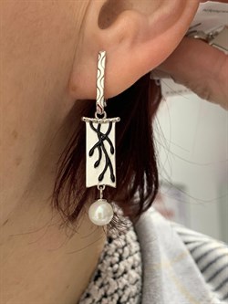 *Серьги Белый Жемчуг иск арт. PI-E01971-X-W-PS-B-X-021 вес 6,3 г - фото 264811 *Серьги Белый Жемчуг иск арт. PI-E01971-X-W-PS-B-X-021 вес 6,3 г - фото 264811