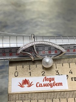 *Кольцо р.17 Белый Жемчуг арт. PI-R01307-X-W-PN-X-W-559 вес 4,28 г - фото 264860 *Кольцо р.17 Белый Жемчуг арт. PI-R01307-X-W-PN-X-W-559 вес 4,28 г - фото 264860