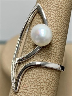 *Кольцо р.17 Белый Жемчуг арт. PI-R01307-X-W-PN-X-W-559 вес 4,28 г - фото 264864 *Кольцо р.17 Белый Жемчуг арт. PI-R01307-X-W-PN-X-W-559 вес 4,28 г - фото 264864