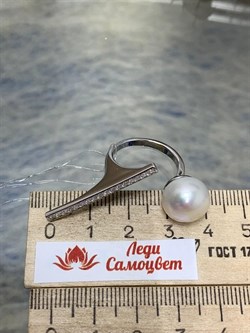 *Кольцо р.17,5 Белый Жемчуг арт. PI-R00503-X-W-PN-X-W-266 вес 5,78 г - фото 264911 *Кольцо р.17,5 Белый Жемчуг арт. PI-R00503-X-W-PN-X-W-266 вес 5,78 г - фото 264911
