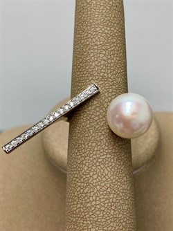 *Кольцо р.17,5 Белый Жемчуг арт. PI-R00503-X-W-PN-X-W-266 вес 5,78 г - фото 264913 *Кольцо р.17,5 Белый Жемчуг арт. PI-R00503-X-W-PN-X-W-266 вес 5,78 г - фото 264913