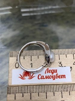 *Кольцо р.19 Белый Жемчуг арт. 24PI-R02535-X-W-W-X-X-515 вес 4,9 г - фото 264947 *Кольцо р.19 Белый Жемчуг арт. 24PI-R02535-X-W-W-X-X-515 вес 4,9 г - фото 264947