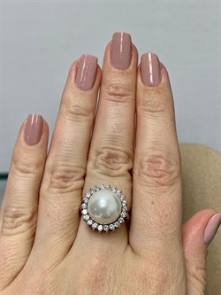 *Кольцо р.16,5 д.10*11 иск Белый Жемчуг арт. PI-R01198-X-W-PS-X-W-183 вес 5,85 г - фото 264957 *Кольцо р.16,5 д.10*11 иск Белый Жемчуг арт. PI-R01198-X-W-PS-X-W-183 вес 5,85 г - фото 264957