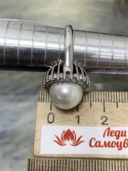 *Кольцо р.16,5 д.10*11 иск Белый Жемчуг арт. PI-R01198-X-W-PS-X-W-183 вес 5,85 г - фото 264961 *Кольцо р.16,5 д.10*11 иск Белый Жемчуг арт. PI-R01198-X-W-PS-X-W-183 вес 5,85 г - фото 264961