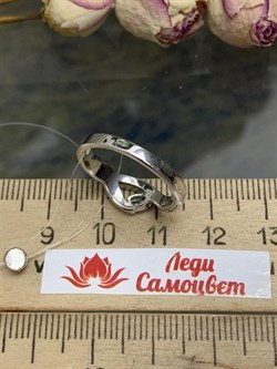 *Кольцо р.17 Голубой Топаз иск арт. CZ-R00850-X-W-BU-X-X-952 вес 3 г - фото 265220