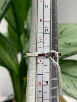 *Кольцо р.18 Голубой Топаз иск арт. CZ-R00850-X-W-BU-X-X-479 вес 3,35 г - фото 265291