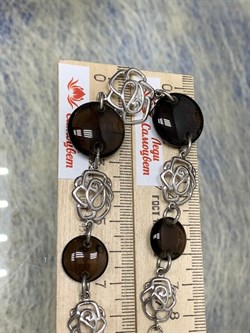 *Колье р.45 Раухтопаз Дымчатый Кварц арт. NS-N00088-X-W-BR-X-X-733 вес 27,80 г - фото 265358 *Колье р.45 Раухтопаз Дымчатый Кварц арт. NS-N00088-X-W-BR-X-X-733 вес 27,80 г - фото 265358