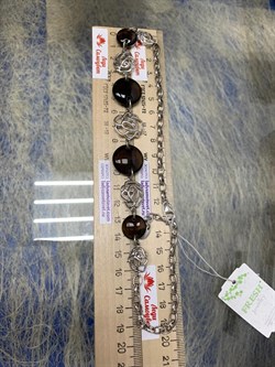 *Колье р.45 Раухтопаз Дымчатый Кварц арт. NS-N00088-X-W-BR-X-X-733 вес 27,80 г - фото 265359 *Колье р.45 Раухтопаз Дымчатый Кварц арт. NS-N00088-X-W-BR-X-X-733 вес 27,80 г - фото 265359