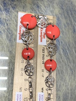 *Колье р.42 Коралл иск арт. NS-N00088-X-W-R-X-X-061 вес 25,90 г - фото 265452 *Колье р.42 Коралл иск арт. NS-N00088-X-W-R-X-X-061 вес 25,90 г - фото 265452