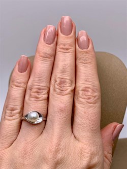 *Кольцо р.15,5 Белый Жемчуг д.6,5*7мм арт. 11500676.0.d-818 Вес 2,35 г - фото 265514 *Кольцо р.15,5 Белый Жемчуг д.6,5*7мм арт. 11500676.0.d-818 Вес 2,35 г - фото 265514