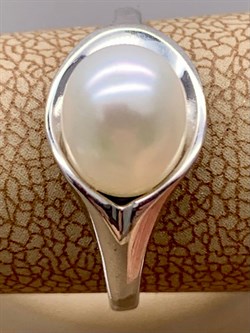 *Кольцо р.15,5 Белый Жемчуг д.6,5*7мм арт. 11500676.0.d-818 Вес 2,35 г - фото 265520 *Кольцо р.15,5 Белый Жемчуг д.6,5*7мм арт. 11500676.0.d-818 Вес 2,35 г - фото 265520