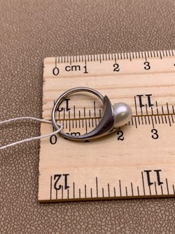 *Кольцо р.15 Белый Жемчуг д.6,5*7мм арт. 11500676.0.d-771 Вес 2,42 г - фото 265612 *Кольцо р.15 Белый Жемчуг д.6,5*7мм арт. 11500676.0.d-771 Вес 2,42 г - фото 265612