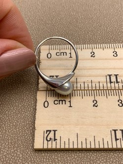 *Кольцо р.16 Белый Жемчуг д.6,5*7мм арт. 11500676.0.d-948 Вес 2,24 г - фото 265633 *Кольцо р.16 Белый Жемчуг д.6,5*7мм арт. 11500676.0.d-948 Вес 2,24 г - фото 265633