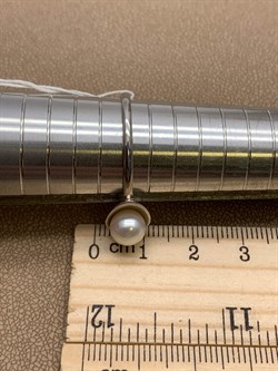 *Кольцо р.20,5 Белый Жемчуг д.7*7,5мм арт. 11500676.0.d-830 Вес 2,74 г - фото 265649 *Кольцо р.20,5 Белый Жемчуг д.7*7,5мм арт. 11500676.0.d-830 Вес 2,74 г - фото 265649