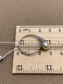 *Кольцо р.19 Белый Жемчуг д.6,5*7мм арт. 11500676.0.d-955 Вес 2,63 г - фото 265651 *Кольцо р.19 Белый Жемчуг д.6,5*7мм арт. 11500676.0.d-955 Вес 2,63 г - фото 265651