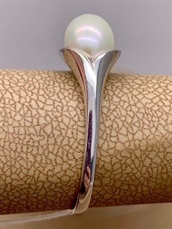 *Кольцо р.19 Белый Жемчуг д.6,5*7мм арт. 11500676.0.d-955 Вес 2,63 г - фото 265656 *Кольцо р.19 Белый Жемчуг д.6,5*7мм арт. 11500676.0.d-955 Вес 2,63 г - фото 265656