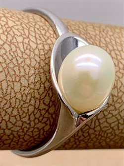 *Кольцо р.19 Белый Жемчуг д.6,5*7мм арт. 11500676.0.d-955 Вес 2,63 г - фото 265658 *Кольцо р.19 Белый Жемчуг д.6,5*7мм арт. 11500676.0.d-955 Вес 2,63 г - фото 265658