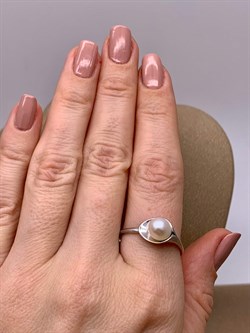 *Кольцо р.21 Белый Жемчуг д.6,5*7мм арт. 11500676.0.d-894 Вес 2,71 г - фото 265685 *Кольцо р.21 Белый Жемчуг д.6,5*7мм арт. 11500676.0.d-894 Вес 2,71 г - фото 265685