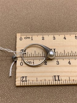 *Кольцо р.18,5 Белый Жемчуг д.6,5*7мм арт. 11500676.0.d-917 Вес 2,58 г - фото 265701 *Кольцо р.18,5 Белый Жемчуг д.6,5*7мм арт. 11500676.0.d-917 Вес 2,58 г - фото 265701