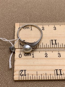 *Кольцо р.18,5 Белый Жемчуг д.6,5*7мм арт. 11500676.0.d-917 Вес 2,58 г - фото 265702 *Кольцо р.18,5 Белый Жемчуг д.6,5*7мм арт. 11500676.0.d-917 Вес 2,58 г - фото 265702