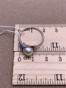 *Кольцо р.17,5 Белый Жемчуг д.6,5*7мм арт. 11500676.0.d-006 Вес 2,35 г - фото 265715 *Кольцо р.17,5 Белый Жемчуг д.6,5*7мм арт. 11500676.0.d-006 Вес 2,35 г - фото 265715