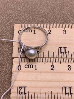 *Кольцо р.16,5 Белый Жемчуг д.6,5*7мм арт. 11500676.0.d-979 Вес 2,35 г - фото 265733 *Кольцо р.16,5 Белый Жемчуг д.6,5*7мм арт. 11500676.0.d-979 Вес 2,35 г - фото 265733