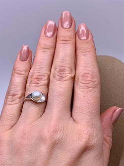 *Кольцо р.16,5 Белый Жемчуг д.6,5*7мм арт. 11500676.0.d-979 Вес 2,35 г - фото 265734 *Кольцо р.16,5 Белый Жемчуг д.6,5*7мм арт. 11500676.0.d-979 Вес 2,35 г - фото 265734