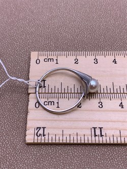 *Кольцо р.21 Белый Жемчуг д.6,5*7мм арт. 11500676.0.d-900 Вес 2,78 г - фото 265741 *Кольцо р.21 Белый Жемчуг д.6,5*7мм арт. 11500676.0.d-900 Вес 2,78 г - фото 265741