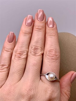 *Кольцо р.21 Белый Жемчуг д.6,5*7мм арт. 11500676.0.d-900 Вес 2,78 г - фото 265743 *Кольцо р.21 Белый Жемчуг д.6,5*7мм арт. 11500676.0.d-900 Вес 2,78 г - фото 265743